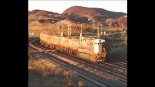 Hamersley Iron Railroad action Sept 2004 [upl. by Clarie619]