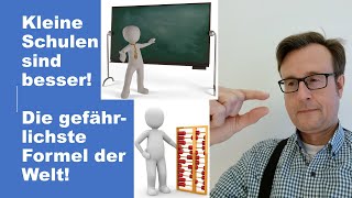 Kleine Schulen sind besser Lügen mit der gefährlichsten Formel der Welt [upl. by Nitnilc749]