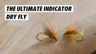 The Ultimate Dry Dropper Indicator Caddis DRY FLY Pattern  Fly tying tutorial [upl. by Anilemrac]