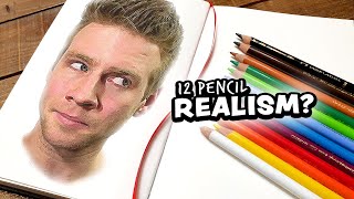 Can I Draw REALISM with only 12 Colored Pencils [upl. by Ocsisnarf38]