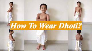 How to Wear Dhoti for Special Occasions and Festivals [upl. by Ennaylime]