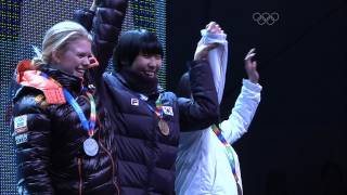 Victory Ceremony held for triumphant athletes [upl. by Sisely]