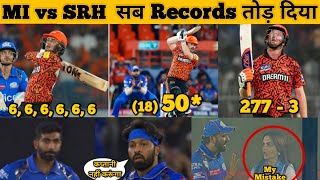 Abhishek Sharma Wicket Today 6323  srh vs mi ipl 2024 highlights  srh vs mi ipl highlights [upl. by Inilam387]