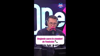 Benjamin Castaldi sauve le standard  Europe 2 [upl. by Drauode]