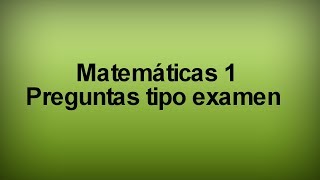 Preparatoria Abierta  matemáticas 1  preguntas tipo examen [upl. by Ssew]