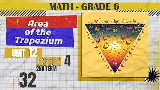 Math  grade 6  Area of the Trapezium [upl. by Ossy687]