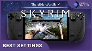 Skyrim Special Edition  Steam Deck Gameplay  Best Settings  Elder Scrolls V [upl. by Torbert]