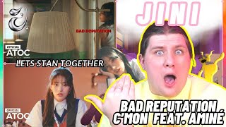 QUEEN IS BACK  JINI 지니  Cmon Feat Aminé MV  Bad Reputation Performance  REACTION [upl. by Jerusalem400]