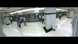 Mobotix Q24Serie  Panorama 180° UBahnStation [upl. by Kral]