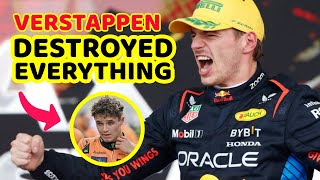 Verstappen wins Brazil GP and TAKES DOWN Lando Norris [upl. by Ddart]