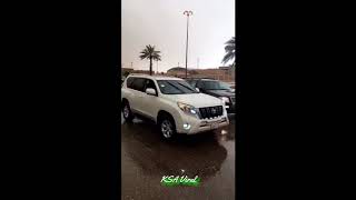 Hailstorm at Buraidah AlQassim Saudi Arabia Today 2642018  بريده القصيم عاصفة البرد [upl. by Rramaj]