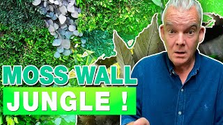 How to Build a Moss Wall with Jungle Effects [upl. by Majka]