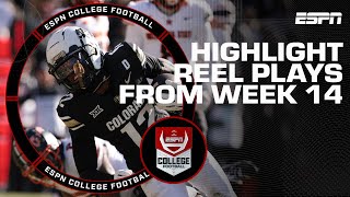 Best plays from RIVALRY WEEK 🔥🏈 📍 wellsfargo  The College Football Show [upl. by Alleiram179]