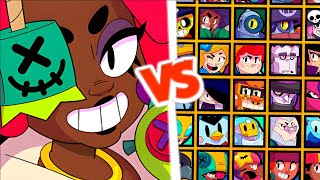 JUJU VS TODOS OS TODOS OS BRAWLERS DO BRAWL STARS [upl. by Lucias]