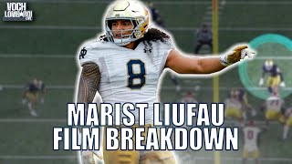 Dallas Cowboys 3rd round pick Marist Liufau is a missile  Film Breakdown [upl. by Boni]