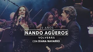 Nando Agüeros con Diana Navarro  Volverás 20 Años  En directo [upl. by Thorner472]