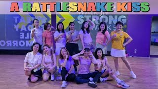 🌟SuperStar  A RATTLESNAKE KISS Line Dance [upl. by Mitman]