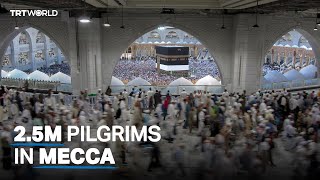 More than 25M Muslim pilgrims perform Hajj in Mecca [upl. by Barvick]