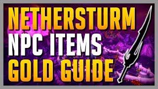 EINFACH Gold machen mit Händler NPC Items Ab nach Nethersturm ► WoW Anfänger Guide BfA 80 Deutsch [upl. by Eb]