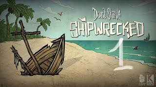 Πρώτη μέραψάχνουμε χρυσό Παίζουμε Dont Starve Shipwrecked 1 [upl. by Lenahs]