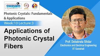 Lec 30 Applications of Photonic Crystal Fibers [upl. by Suoiluj]