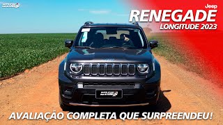 JEEP RENEGADE LONGITUDE 2023  Teste Drive Completo Com 0 a 100 [upl. by Ailegna]