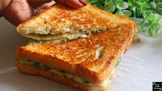 OMG This is so Delicious  Spicy amp Cheesy Bread Omelette Sandwich Recipe  Easy Breakfast Recipe [upl. by Noiram]