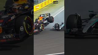 Verstappen and Hamilton COLLIDE 💥 [upl. by Gerge]