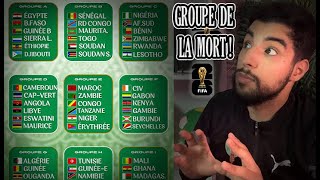 Quelles équipes Africaines ira à la Coupe du Monde 2026   Tirage au Sort Zone Afrique [upl. by Dnomal358]