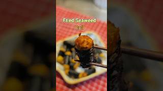 Fried SeaweedRoll ulamideas pulutan lutongbahay seaweedlover groundchicken shrimp pambaon [upl. by Ardiek]