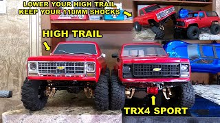 Traxxas Trx4 High Trail To Low Trail  HOW TO [upl. by Tisbee]