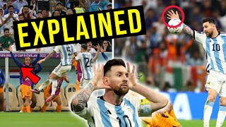 Netherlands vs Argentina Ref amp VAR Decisions  Explained [upl. by Neelie293]