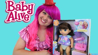 Baby Alive Twinkles N Tinkles  TOY REVIEW  KiMMi THE CLOWN [upl. by Oratnek]