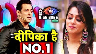 Salman Khan Declares Dipika As Most Popular TV Actress  Bigg Boss 12 Weekend Ka Vaar [upl. by Anilyx]