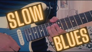 Slow Blues Guitar Backing Track  D Minor [upl. by Baillieu]