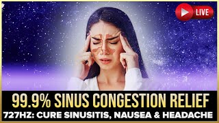 ⭐Sinus Congestion Relief Binaural Beats⭐727 Hz  Cure All Allergies Sinusitis Flu amp Headache V158 [upl. by Missi]