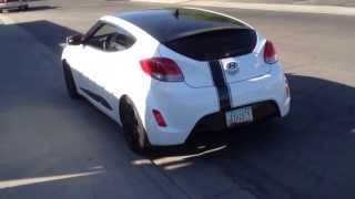 2012 HYUNDAI VELOSTER  MUFFLER DELETE [upl. by Ynej82]