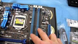 ASUS P8P67M Pro mATX SLI Crossfire Motherboard Unboxing amp First Look Linus Tech Tips [upl. by Slifka]