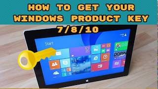 How to Easily Get Your Product Key for Windows 7810 [upl. by Yuht]