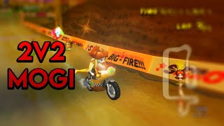 Mario Kart Wii  DAISY POWER  Full 2v2 Mogi [upl. by Lilahk]