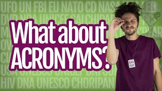 ACRONYMS in SPANISH  HOW to TRANSLATE  Siglas Acrónimos Retroacrónimos y Abreviaturas [upl. by Atalee]