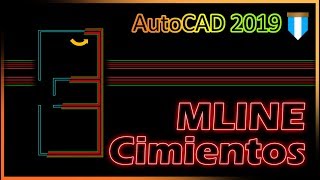 Crear multilíneas para cimientos o similar ML en AutoCAD [upl. by Syd]