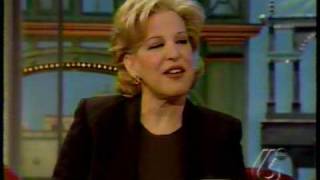 Bette Midler  The Rosie ODonnell Show interview  1997 part 2 of 3 [upl. by Lladnar]