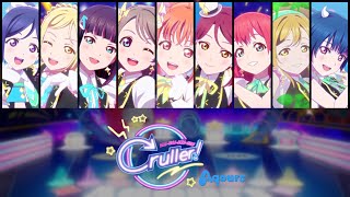 Aqours  KURUKURU Cruller Color Coded Kanji Romaji Eng [upl. by Aniahs182]