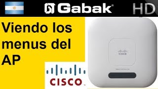 Cisco WAP321 access point menú interno [upl. by Hpesoy646]