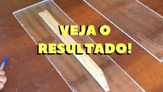 COMO FAZER DESEMPENADEIRA DE ACRÍLICO PARA APLICAR GESSO PARTE 1 [upl. by Seko]