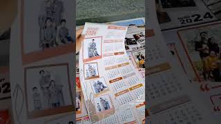 Kalender costum Foto  Kalender foto keluarga  Kalender Dinding  Kalender 2024 lengkap [upl. by Li393]