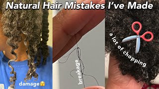 natural hair MiSTAKES to AVOiD❌ [upl. by Becka679]