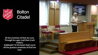 Bolton Citadel Salvation Army Live Stream [upl. by Atikcir]