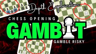 ♟️ CHESS GAMBIT OPENING GAMBLE amp RISKY chess chessopening chessgambits [upl. by Enuahs]